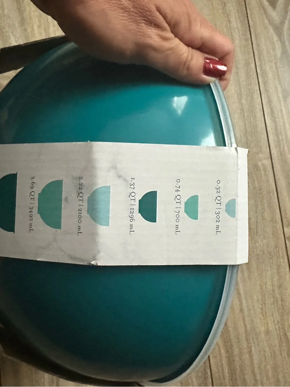 Core 12-Piece Mixing Bowls with Lids - Teal